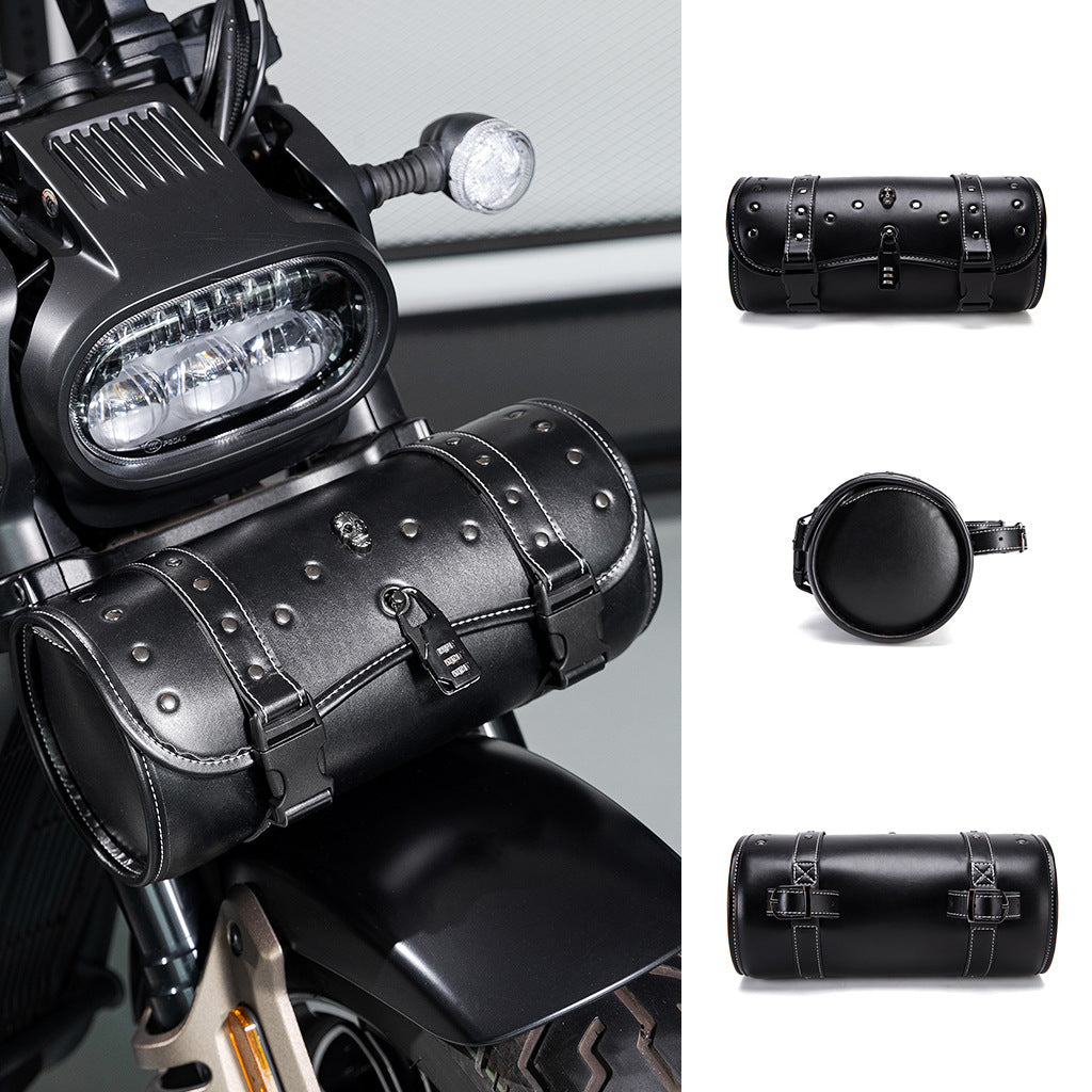 Punk Retro Motorcycle Modification Pannier Bag