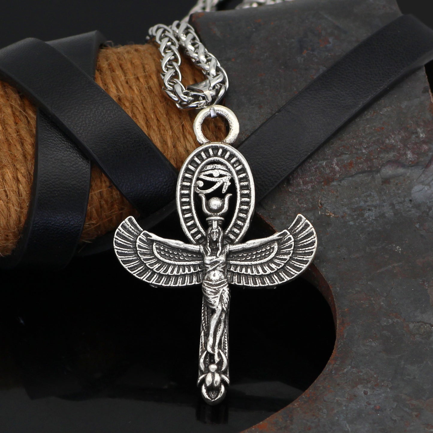Personalized Wing Goddess Pendant Men's Accessories