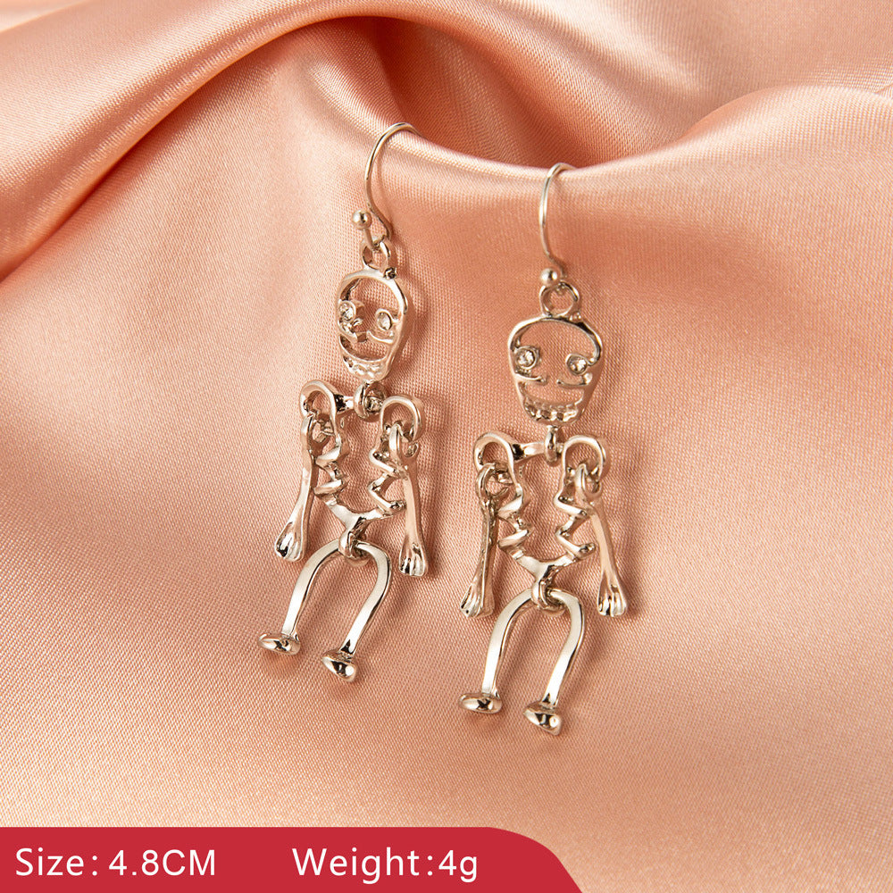 Gothique Fantôme Araignée Crâne Boucles D'oreilles Femmes