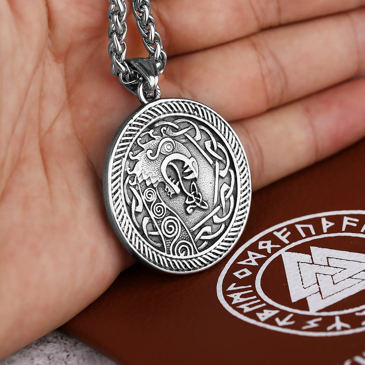 Motorcycle Dragon Titanium Steel Pendant