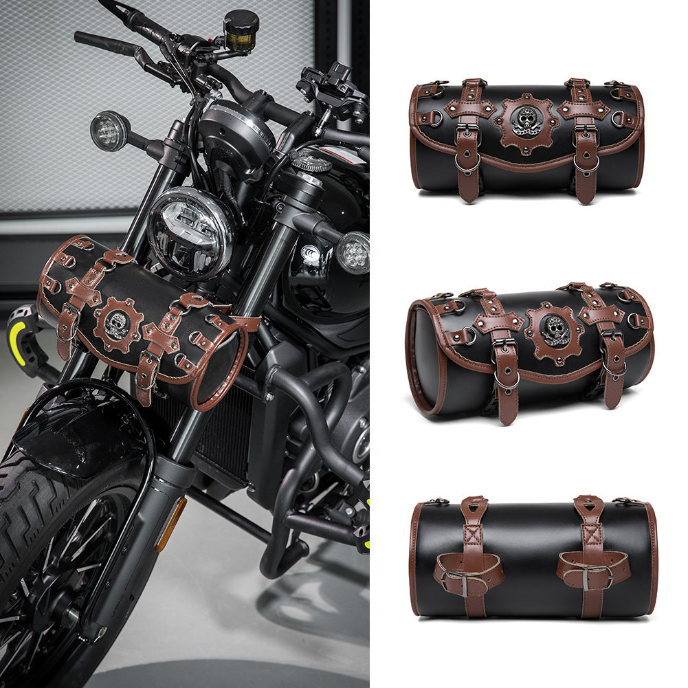Punk Retro Motorcycle Modification Pannier Bag