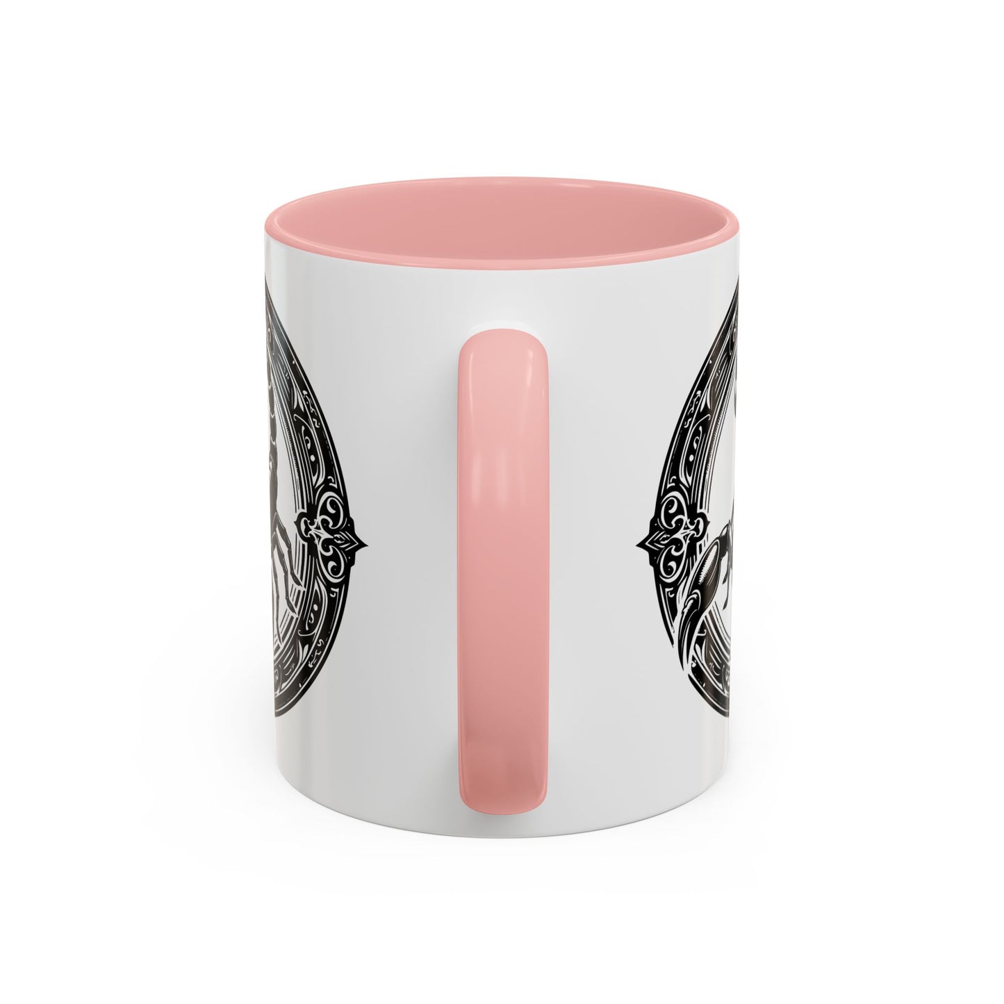 Scorpio Accent Coffee Mug - Personalized Gift, Zodiac Decor, Astrology Lover's Mug, Black and White Design, Birthday Gift