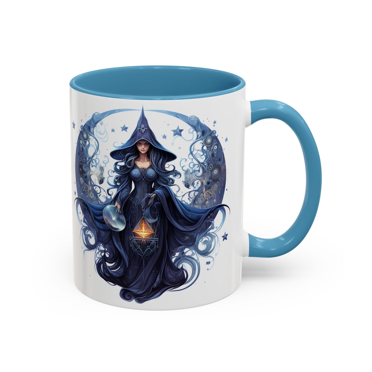 Enchanting Witch Coffee Mug - Mystic Art, Magical Decor, Astrology Gift, Unique Kitchenware, Celestial Drinkware