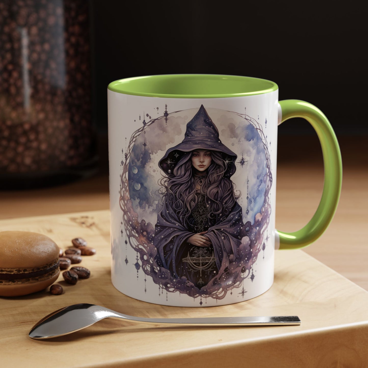 Mystical Witch Coffee Mug | Enchanted Gift for Tea Lovers, Halloween Decor, Witchcraft Lover, Celestial Home Decor, Unique Magic Mug