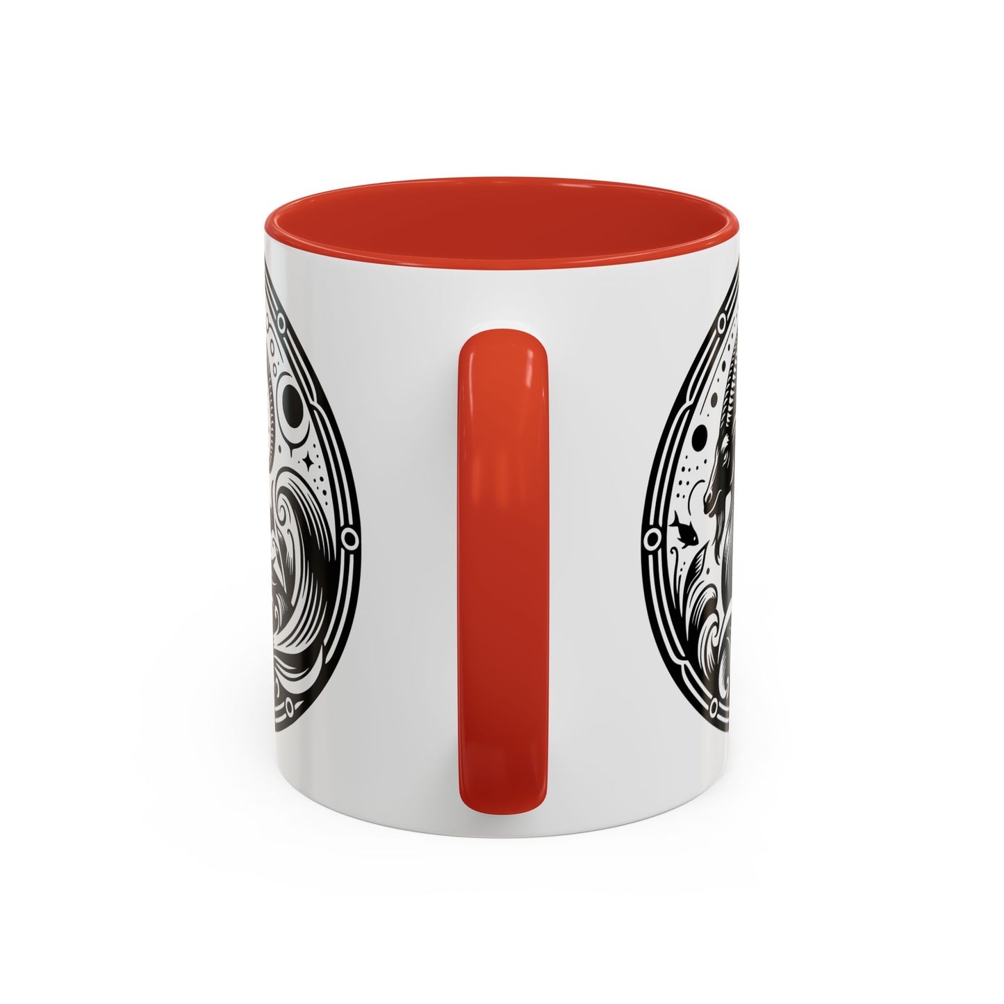 Astrological Black and White Accent Coffee Mug - Zodiac Sign, Horoscope Gift, Astrology Lovers, Unique Kitchen Decor, Cosmic Drinkware