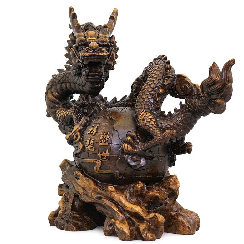 Resin Dragon Bead Ornaments In The Study Office