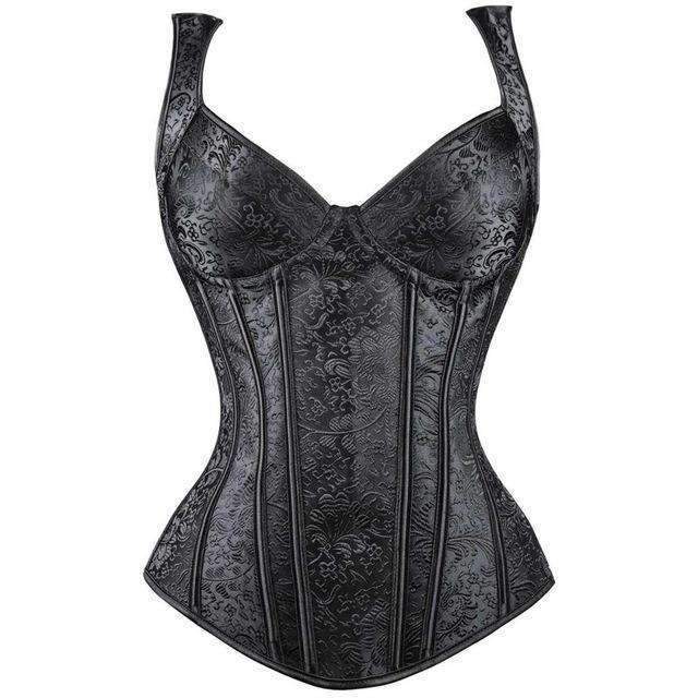 New Steampunk Steel Boned Lace up Back Sexy Body Bustier Overbust Corset