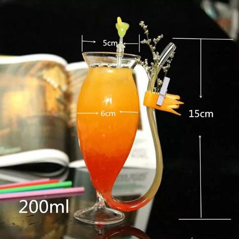 Vampire red wine glass