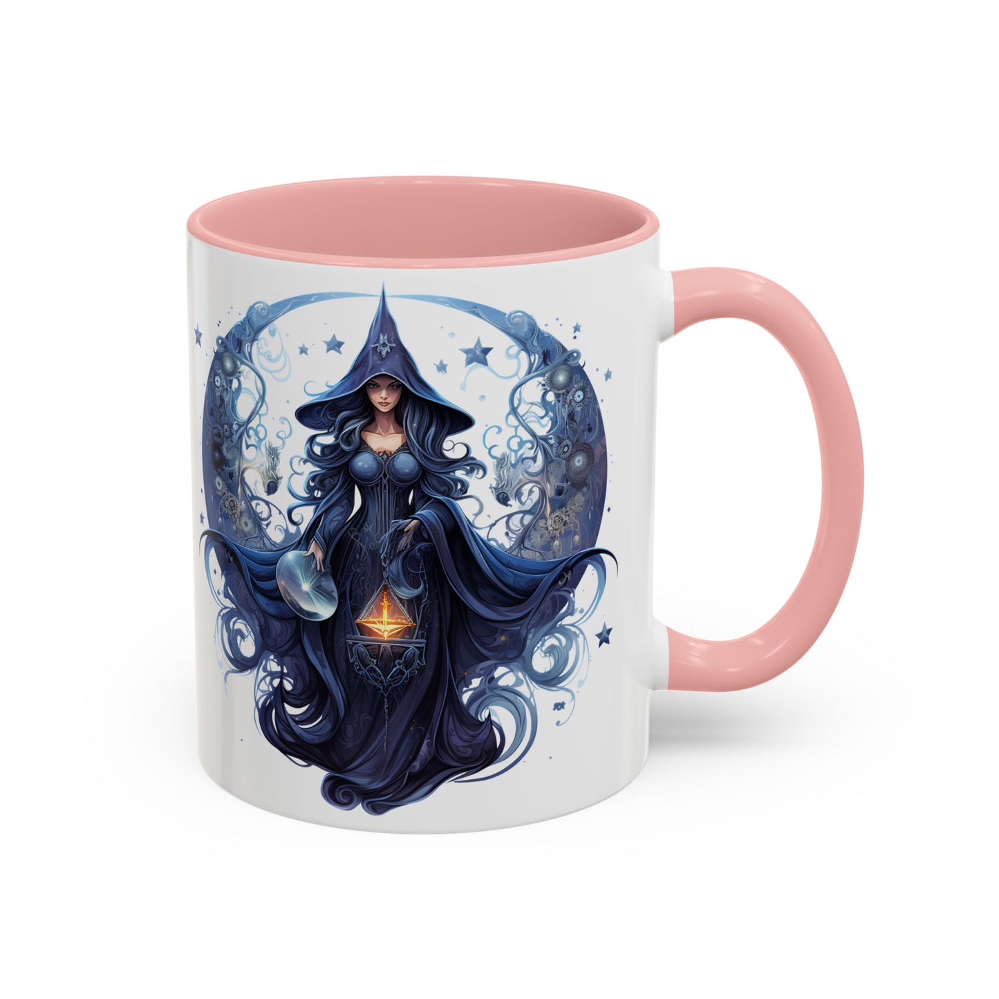 Enchanting Witch Coffee Mug - Mystic Art, Magical Decor, Astrology Gift, Unique Kitchenware, Celestial Drinkware