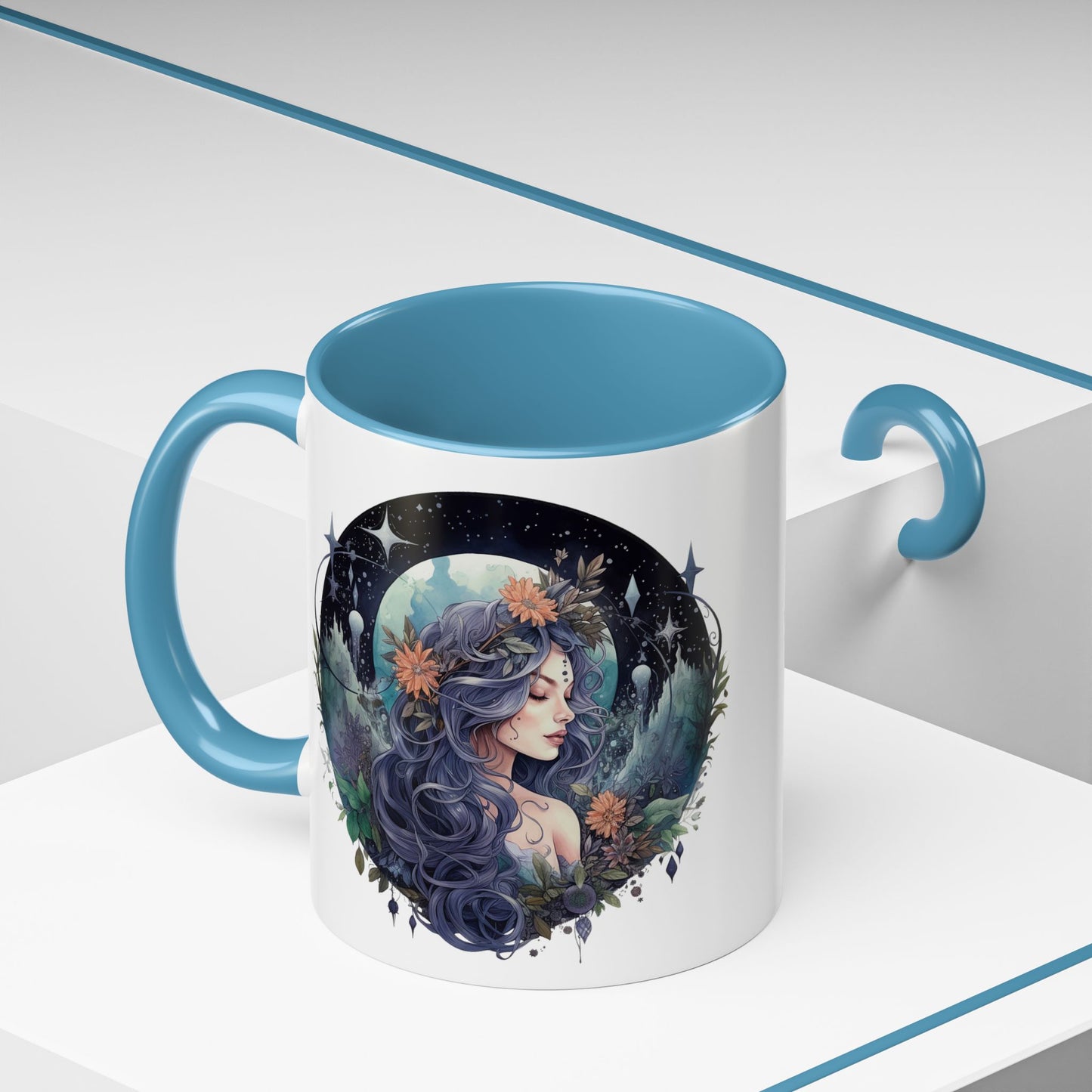 Whimsical Fairy Tale Coffee Mug, Enchanted Forest Gift, Ceramic Mug for Nature Lovers, Magical Coffee Cup, Artful Tea Mug