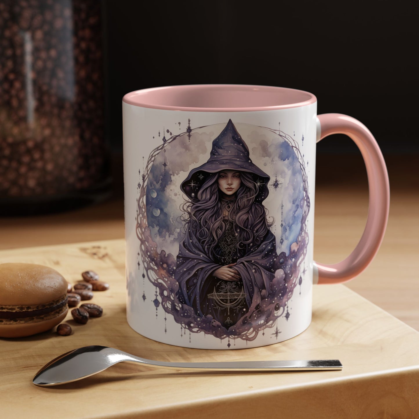 Mystical Witch Coffee Mug | Enchanted Gift for Tea Lovers, Halloween Decor, Witchcraft Lover, Celestial Home Decor, Unique Magic Mug