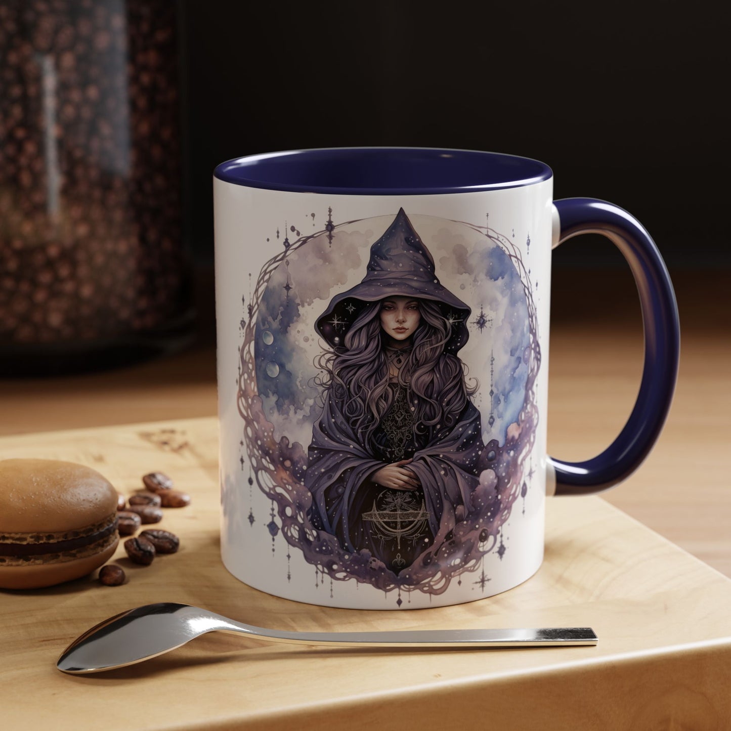 Mystical Witch Coffee Mug | Enchanted Gift for Tea Lovers, Halloween Decor, Witchcraft Lover, Celestial Home Decor, Unique Magic Mug