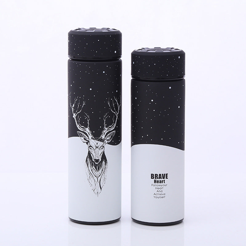 Stainless steel mug starlight deer gift cup