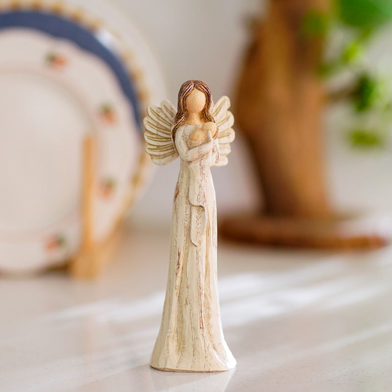 Retro Creative Angel Artwork Desktop Decoration