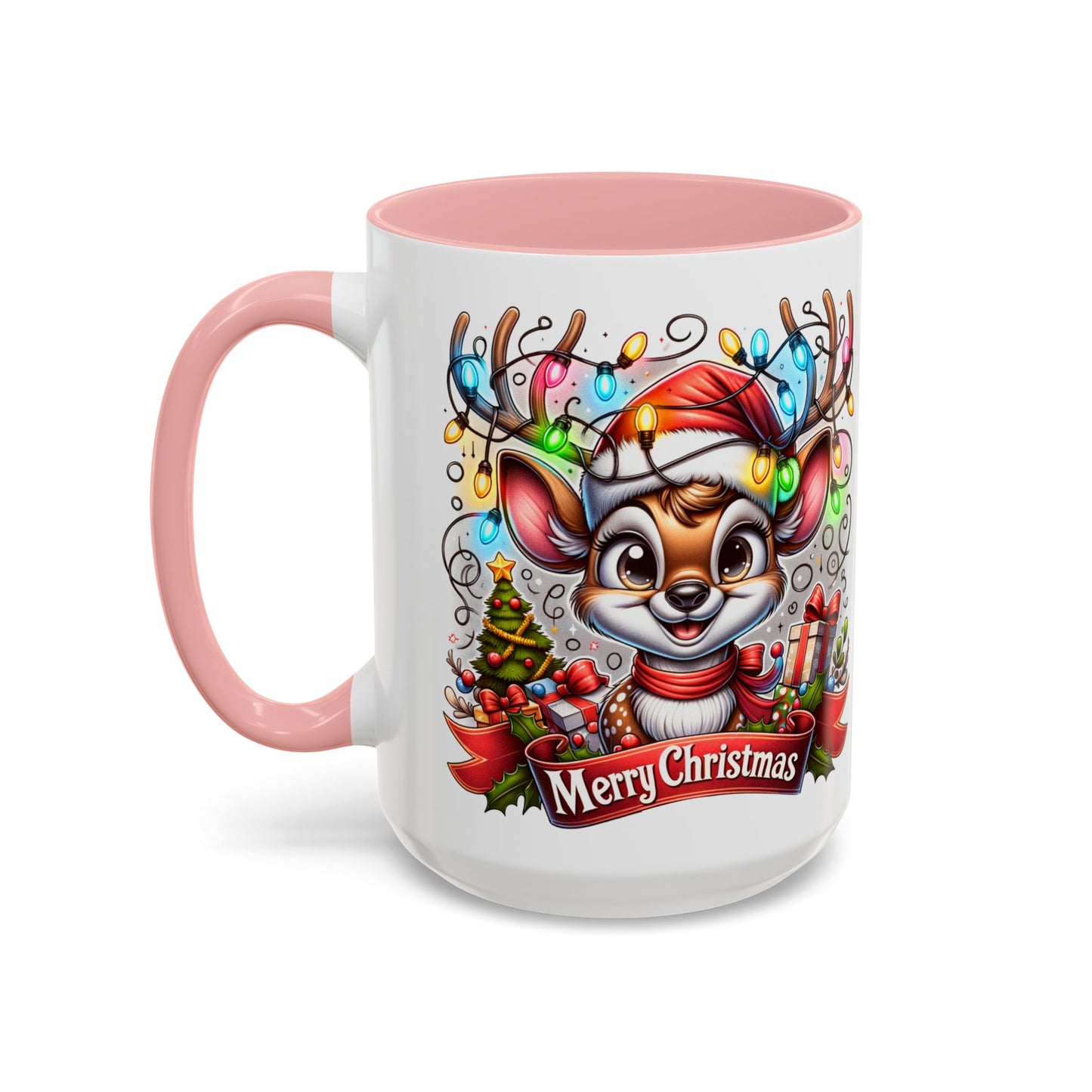 Tasse à café, petit renne au nez rouge (11, 15oz)