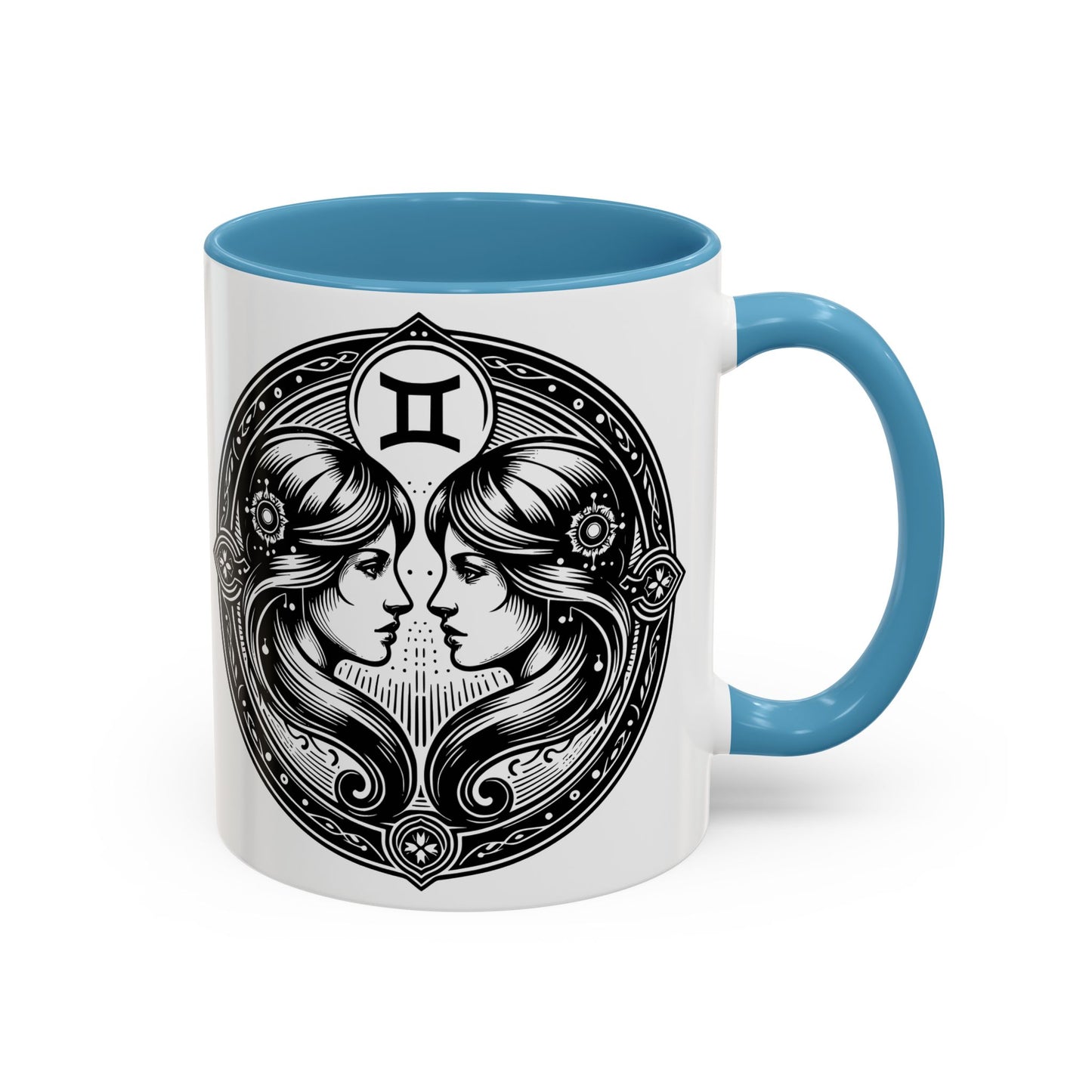 Zodiac Coffee Mug with Gemini Design, Astrology Gift Mug, Horoscope Coffee Cup, Unique Home Decor, Personalized Zodiac Mug