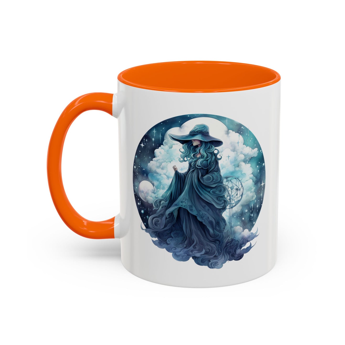 Celestial Dreamer Coffee Mug, Mystical Art Mug, Witchy Coffee Cup, Unique Gift for Her, Fantasy Mug, Astrology Theme