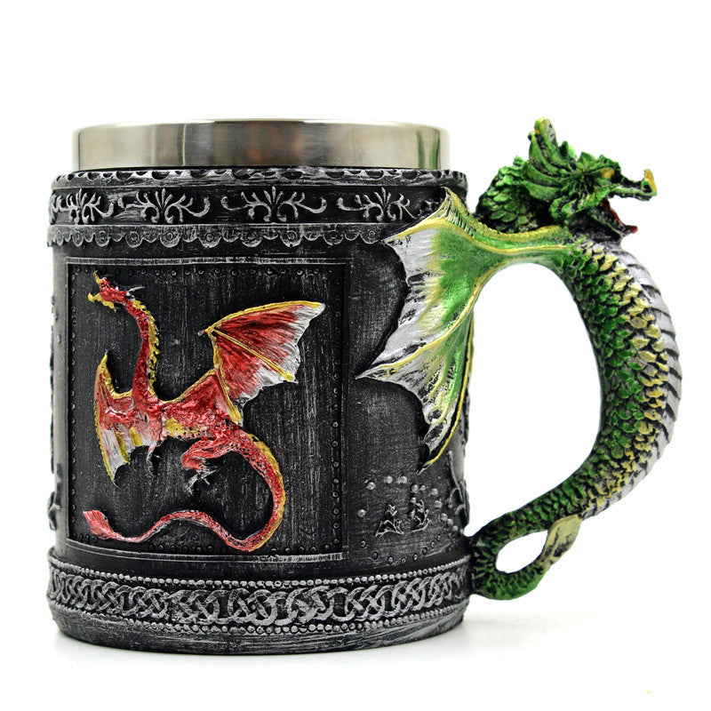 Office stainless steel double-layer drinking cup mug