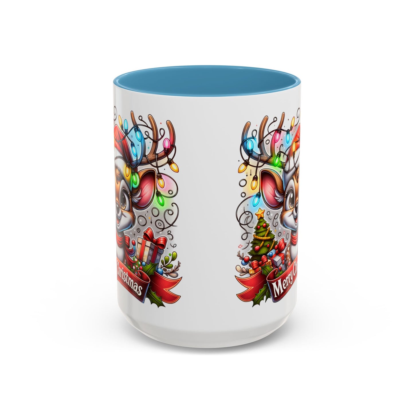 Tasse à café, petit renne au nez rouge (11, 15oz)