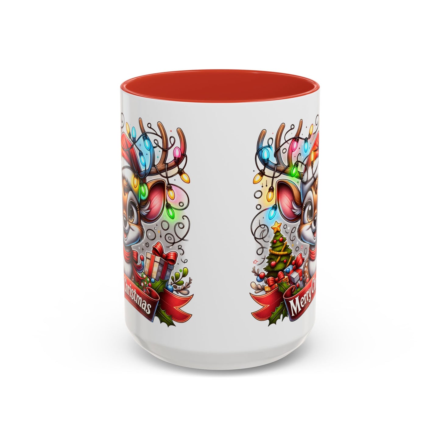 Tasse à café, petit renne au nez rouge (11, 15oz)
