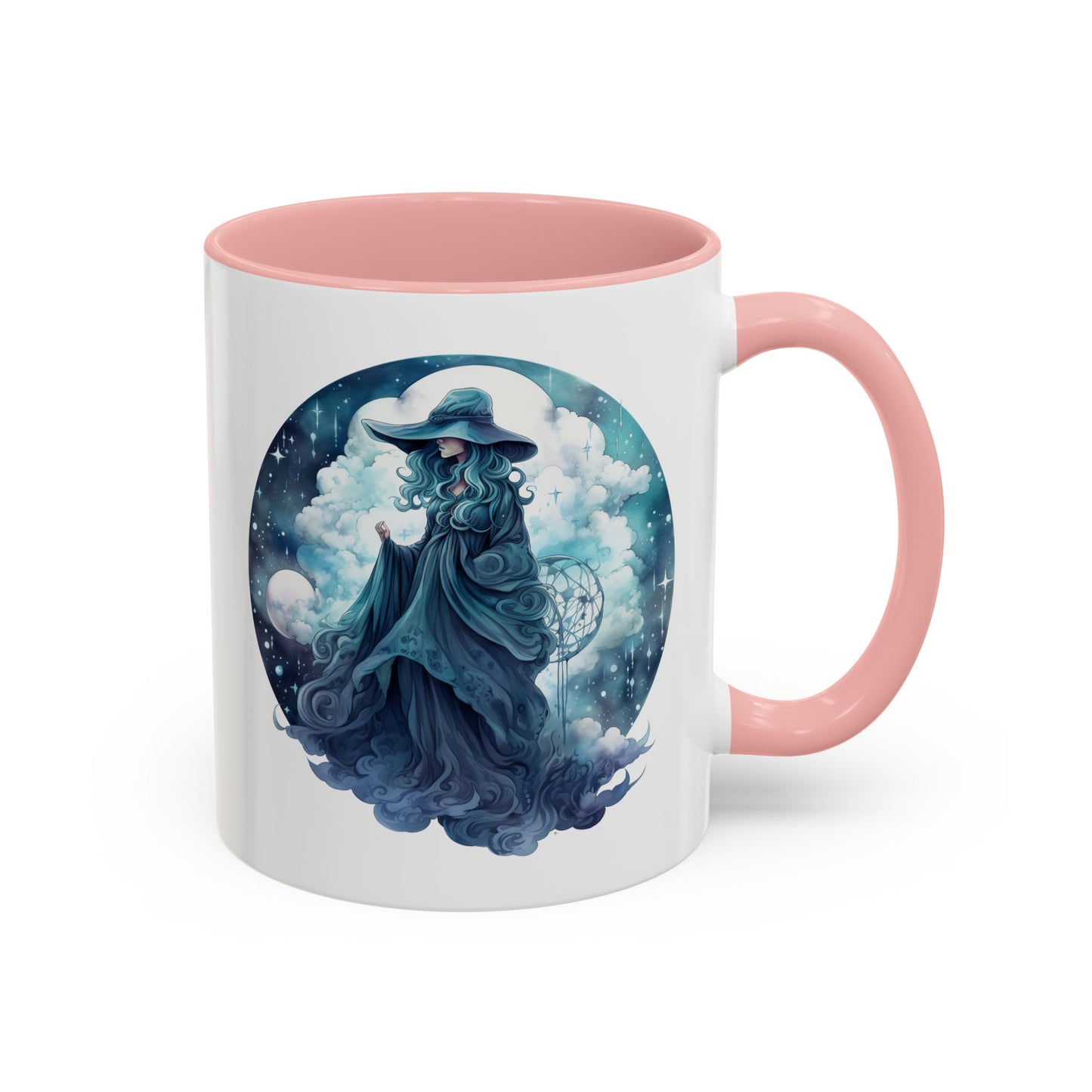 Celestial Dreamer Coffee Mug, Mystical Art Mug, Witchy Coffee Cup, Unique Gift for Her, Fantasy Mug, Astrology Theme