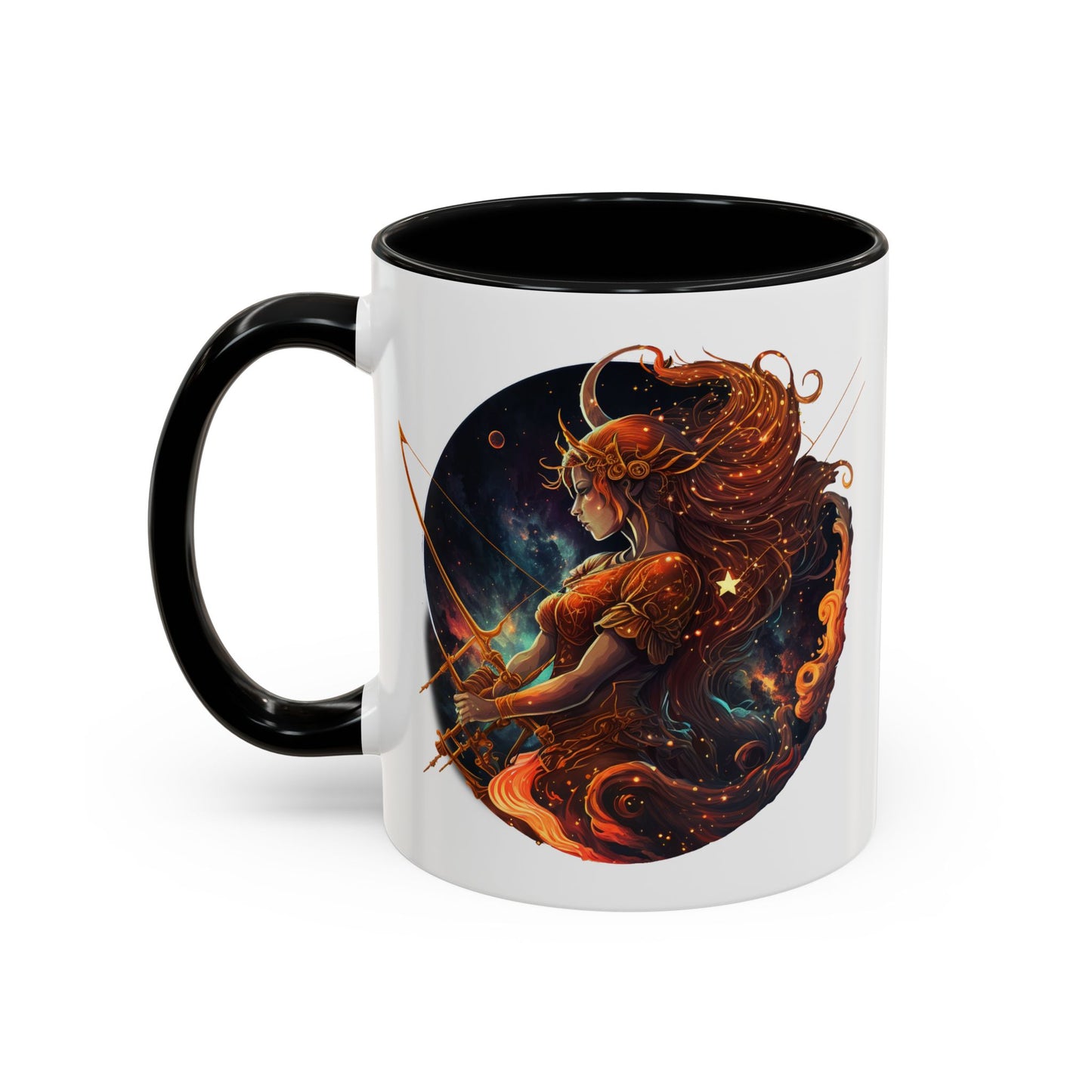 Celestial Goddess Coffee Mug | 11oz & 15oz | Mystical Gift for Coffee Lovers | Astrology Decor | Bohemian Kitchenware | Unique Art Mug
