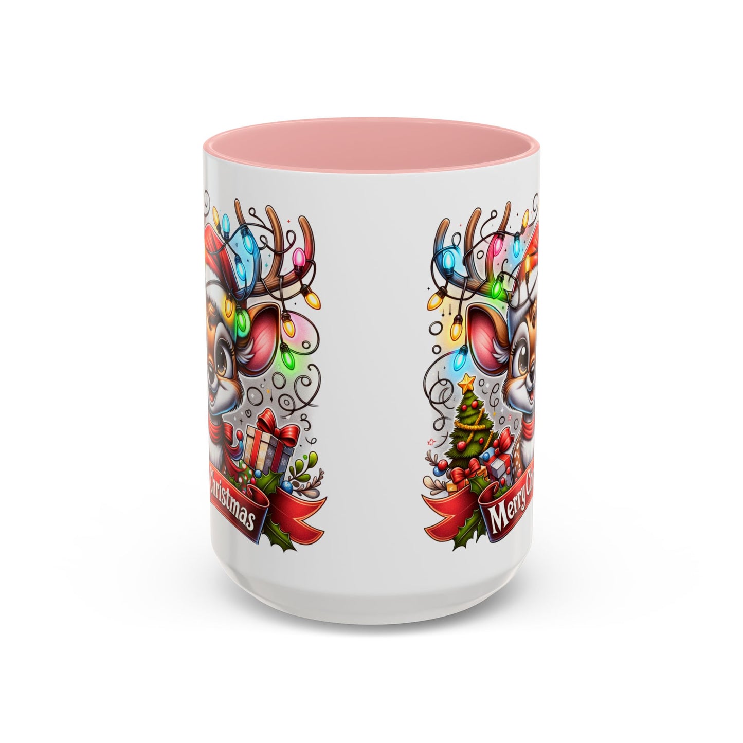 Tasse à café, petit renne au nez rouge (11, 15oz)