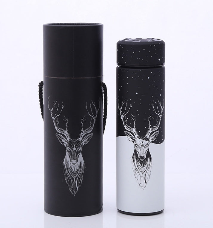 Stainless steel mug starlight deer gift cup