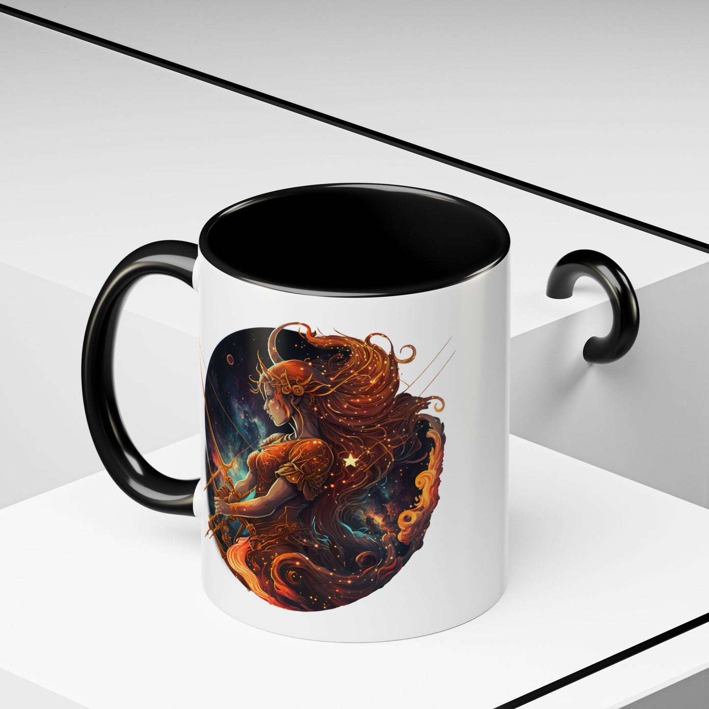 Celestial Goddess Coffee Mug | 11oz & 15oz | Mystical Gift for Coffee Lovers | Astrology Decor | Bohemian Kitchenware | Unique Art Mug