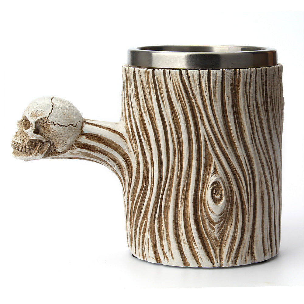 Office stainless steel double-layer drinking cup mug