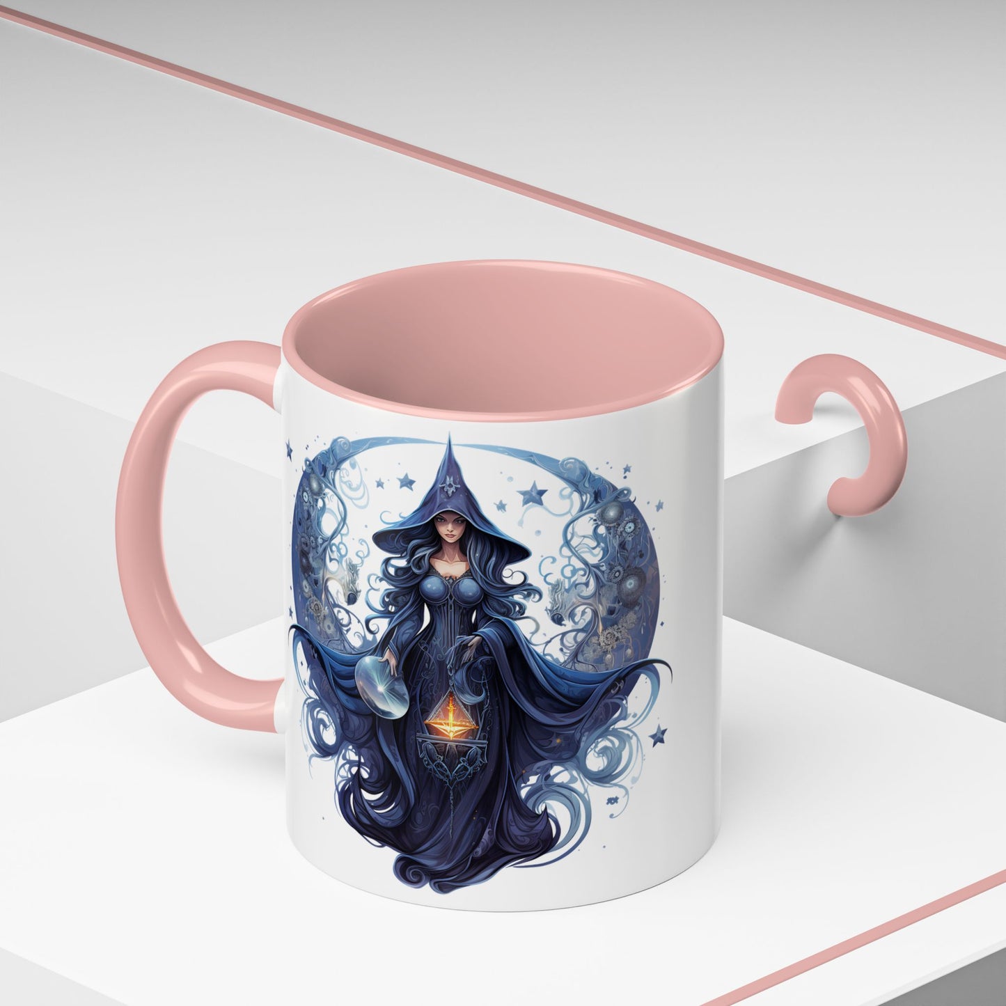 Enchanting Witch Coffee Mug - Mystic Art, Magical Decor, Astrology Gift, Unique Kitchenware, Celestial Drinkware