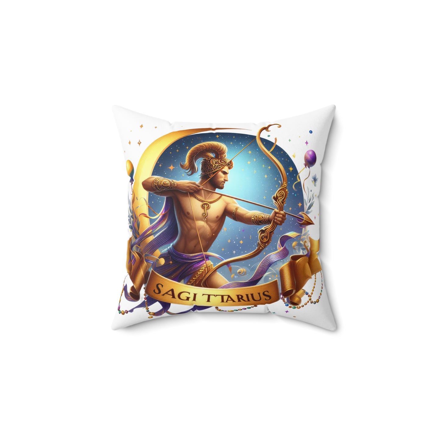 Spun Polyester Square Pillow