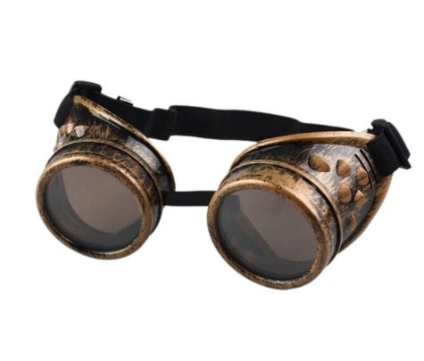Soudage Cyber Punk Vintage lunettes de Soleil Rétro Gothique Steampunk Lunettes Lunettes Hommes Lunettes de Soleil En Plastique Adulte Cosplay Lunettes