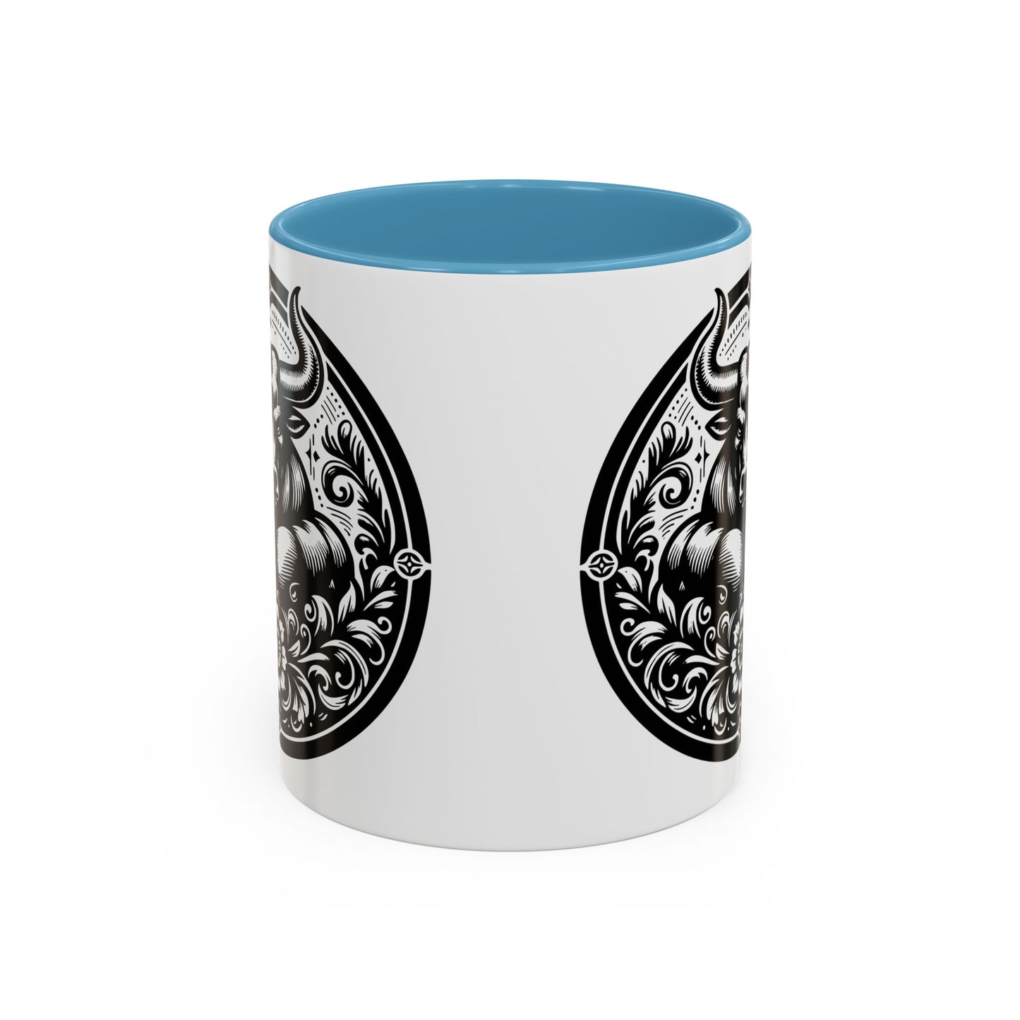 Bull-Themed Accent Coffee Mug for Animal Lovers, Unique Gift for Birthdays, Farmhouse Decor, Coffee Lover's Mug, 11oz and 15oz Options