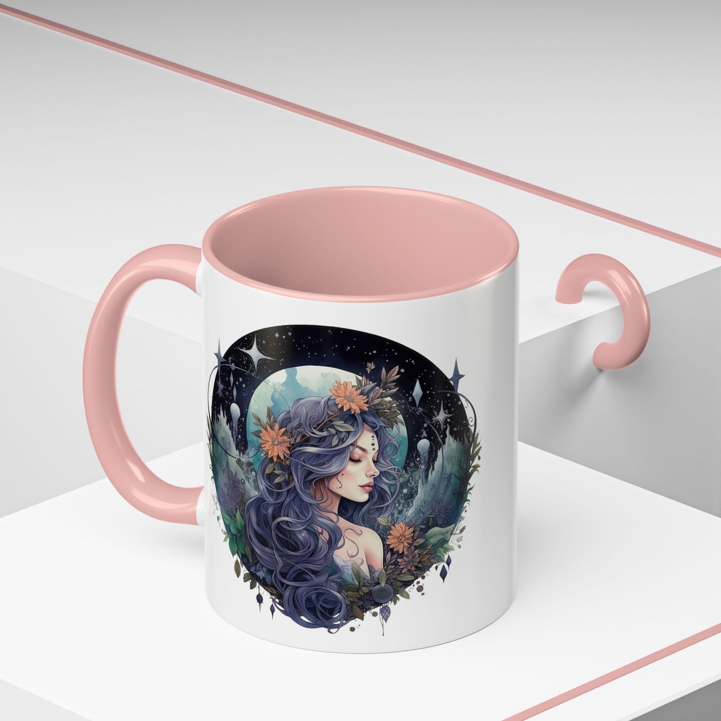 Whimsical Fairy Tale Coffee Mug, Enchanted Forest Gift, Ceramic Mug for Nature Lovers, Magical Coffee Cup, Artful Tea Mug