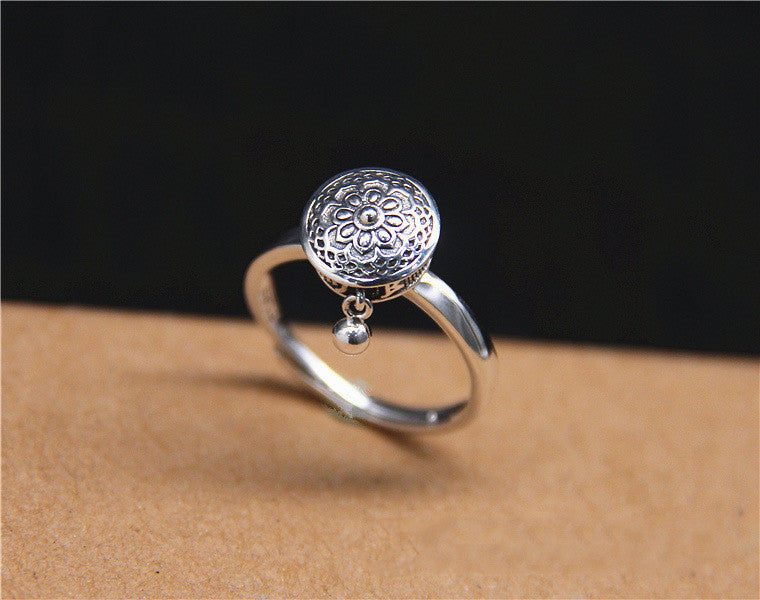 Blessing transfer ring sterling silver zodiac year amulet