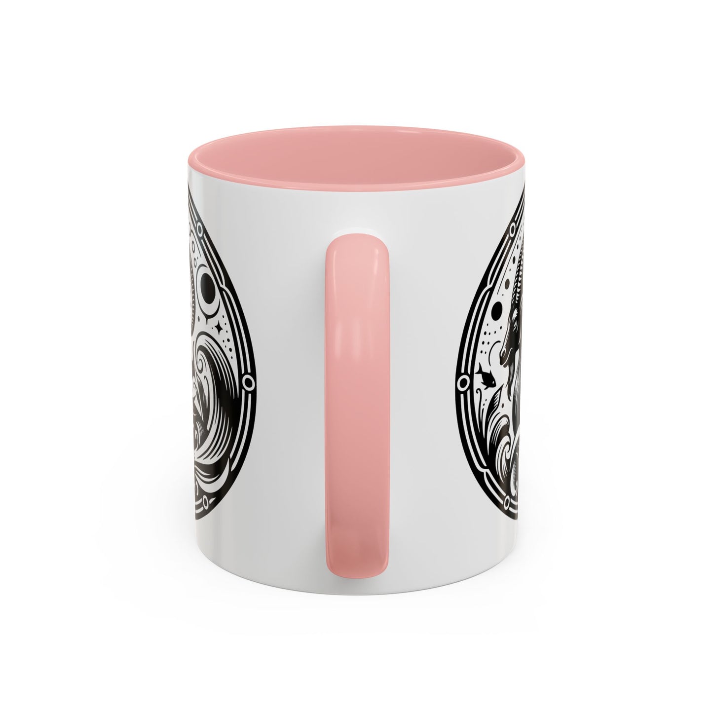 Astrological Black and White Accent Coffee Mug - Zodiac Sign, Horoscope Gift, Astrology Lovers, Unique Kitchen Decor, Cosmic Drinkware