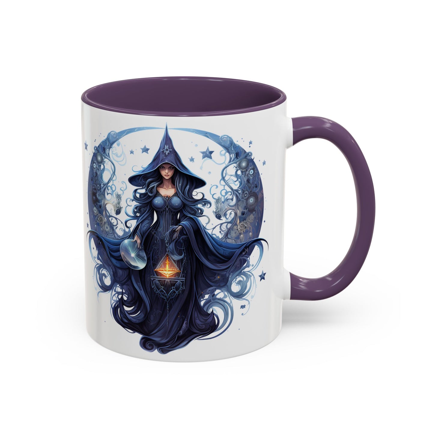 Enchanting Witch Coffee Mug - Mystic Art, Magical Decor, Astrology Gift, Unique Kitchenware, Celestial Drinkware