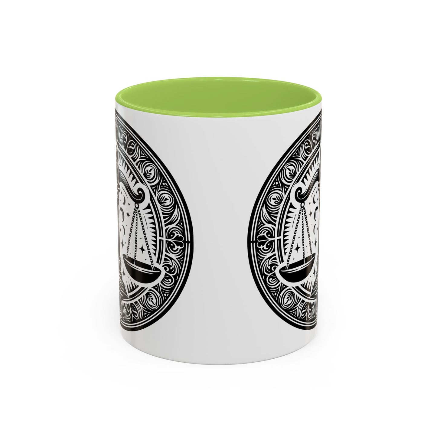 Justice Scale Accent Coffee Mug - Perfect Gift for Lawyers, Graduations, Law School, Legal Professionals, Motivational Decor