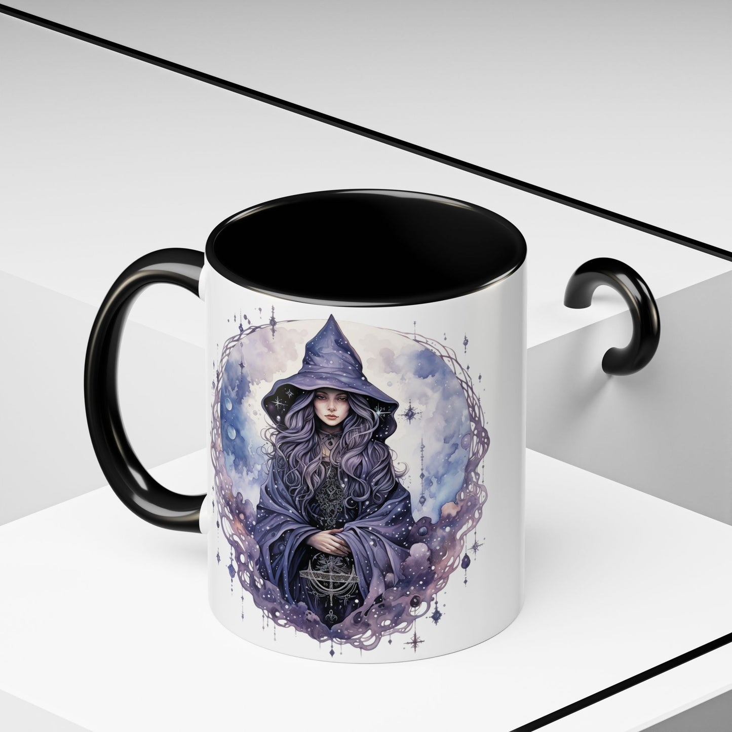 Mystical Witch Coffee Mug | Enchanted Gift for Tea Lovers, Halloween Decor, Witchcraft Lover, Celestial Home Decor, Unique Magic Mug