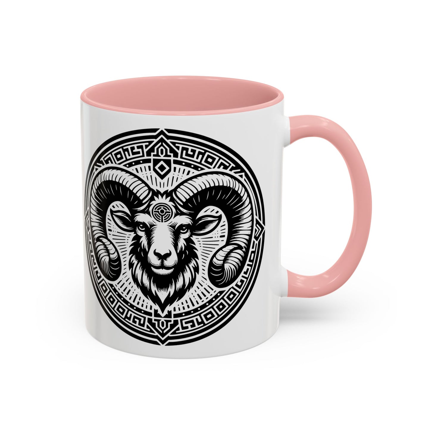 Bold Ram Accent Coffee Mug, Unique Gift for Animal Lovers, Perfect for Home, Office, Birthdays, or Holidays, 11/15oz