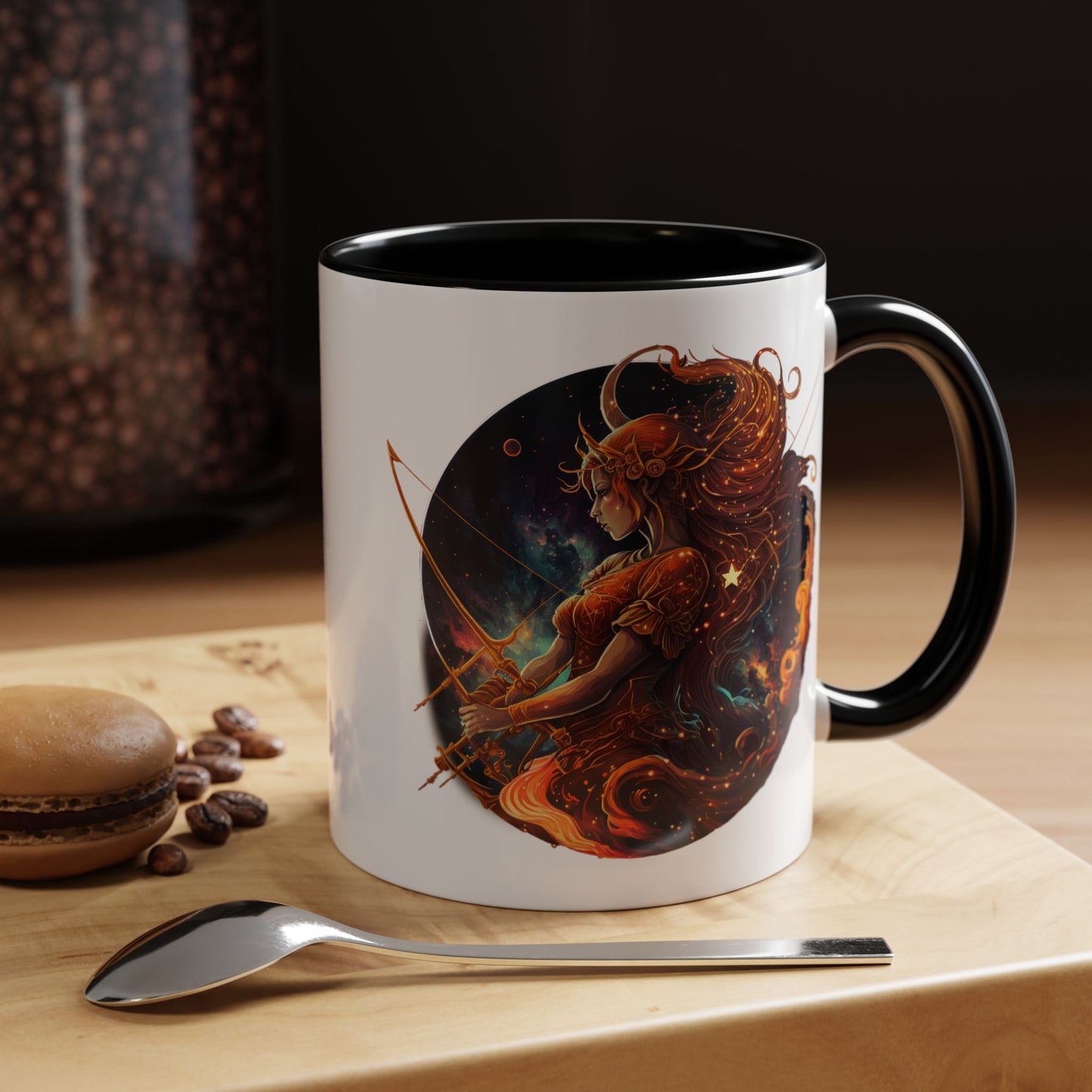 Celestial Goddess Coffee Mug | 11oz & 15oz | Mystical Gift for Coffee Lovers | Astrology Decor | Bohemian Kitchenware | Unique Art Mug