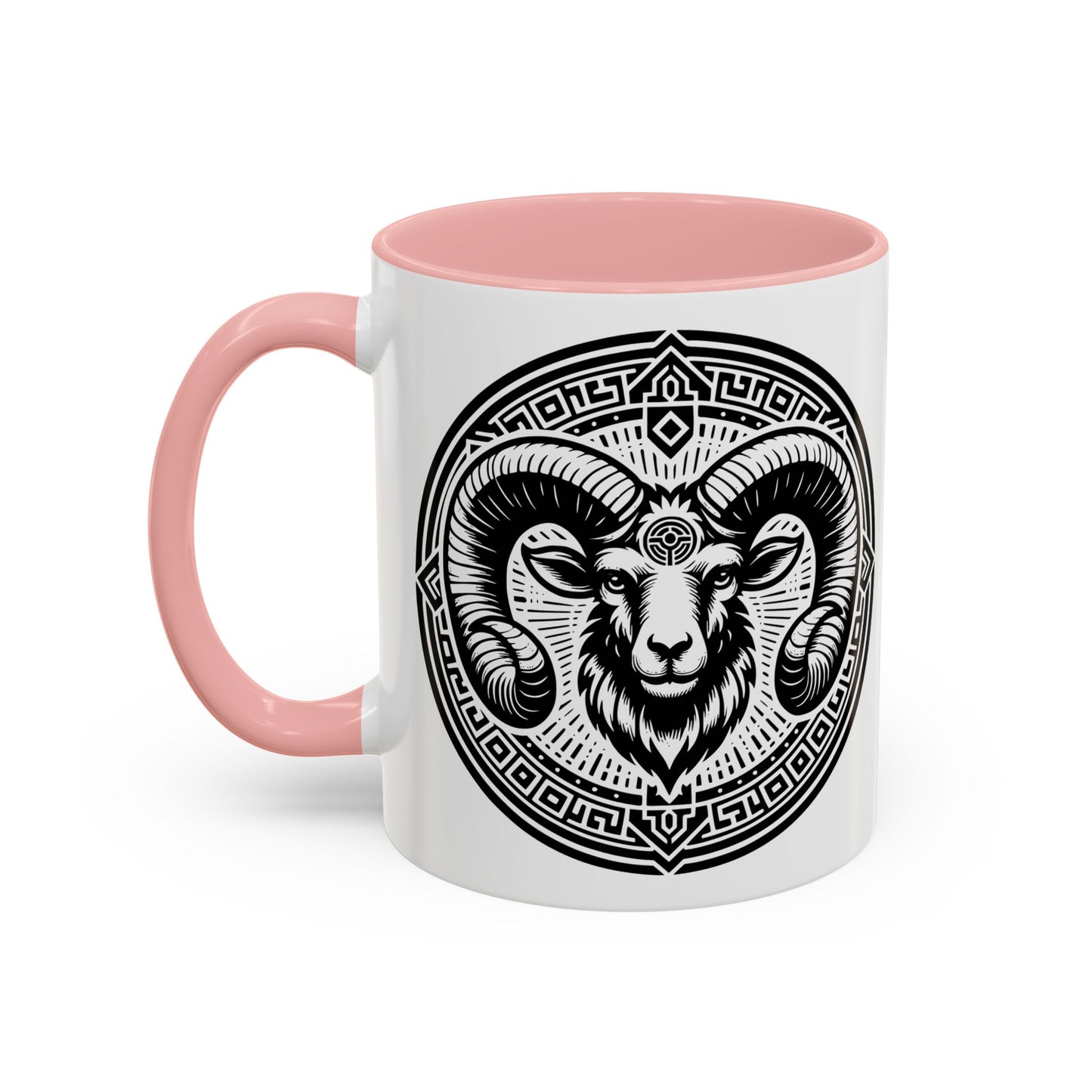 Bold Ram Accent Coffee Mug, Unique Gift for Animal Lovers, Perfect for Home, Office, Birthdays, or Holidays, 11/15oz