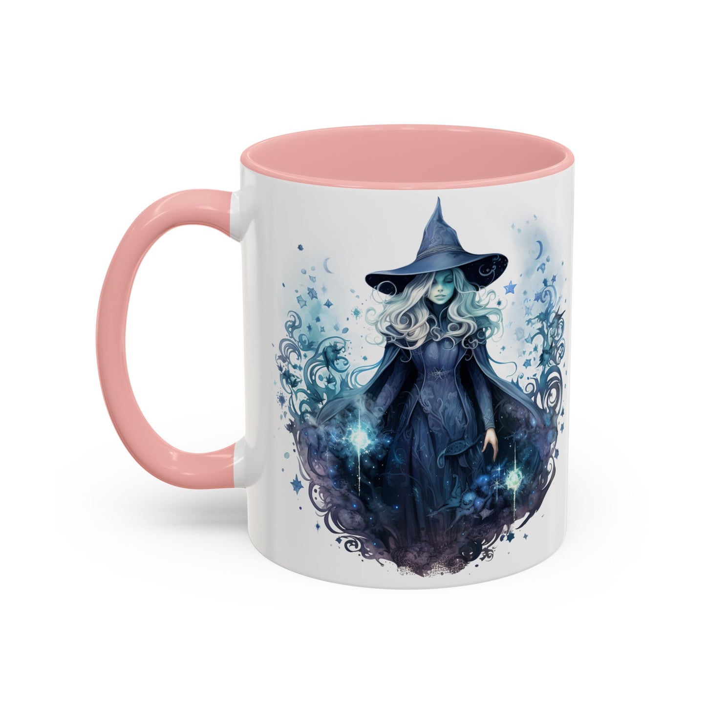 Witchy Accent Coffee Mug | Magical Coffee Cup, Halloween Decor, Gift for Witches, Enchanted Kitchenware, Mystical Mug