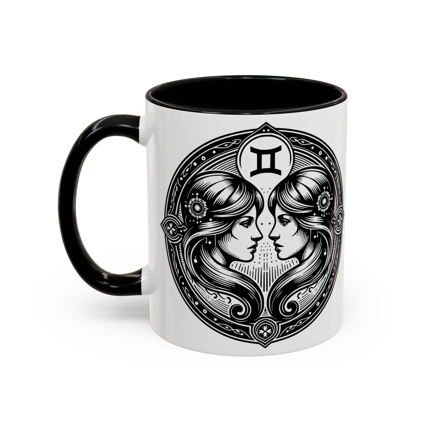 Zodiac Coffee Mug with Gemini Design, Astrology Gift Mug, Horoscope Coffee Cup, Unique Home Decor, Personalized Zodiac Mug