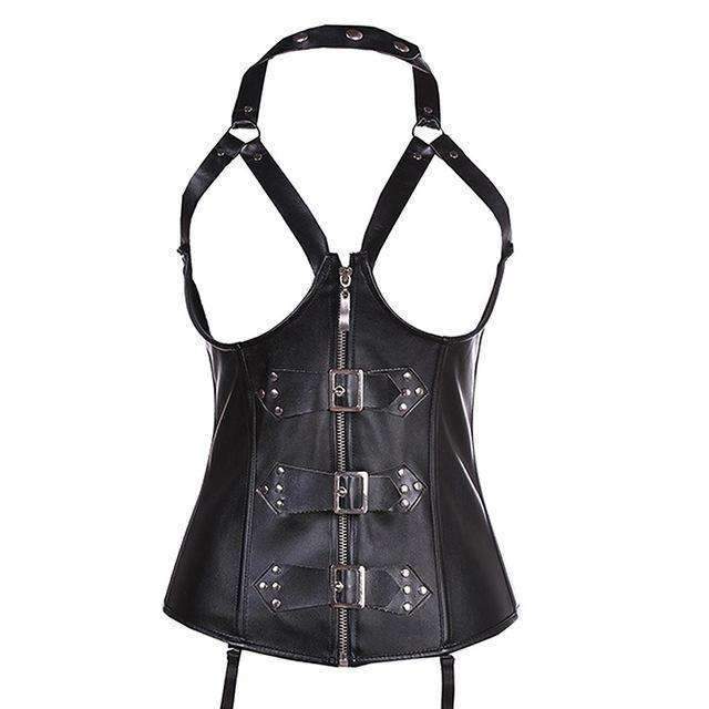 New Steampunk Steel Boned Lace up Back Sexy Body Bustier Overbust Corset