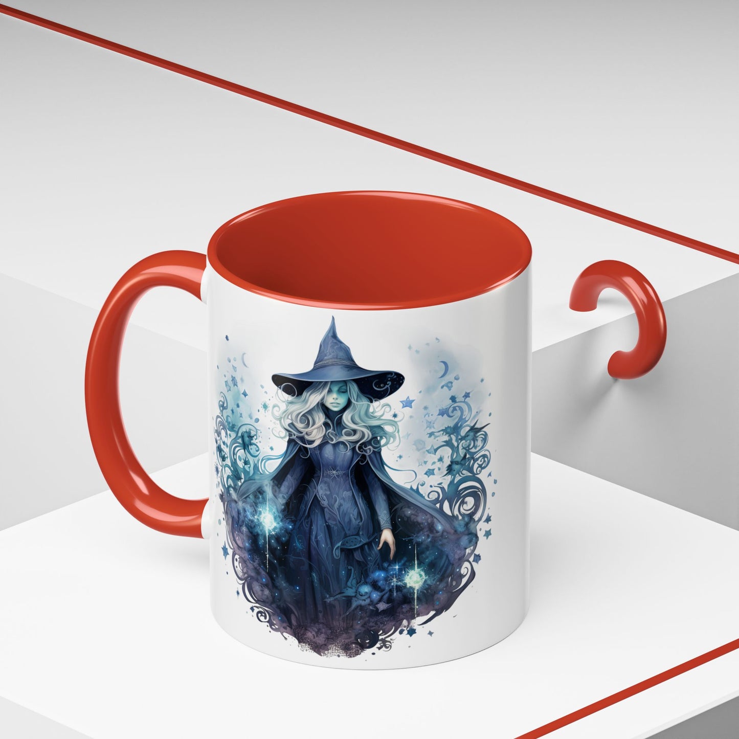 Witchy Accent Coffee Mug | Magical Coffee Cup, Halloween Decor, Gift for Witches, Enchanted Kitchenware, Mystical Mug