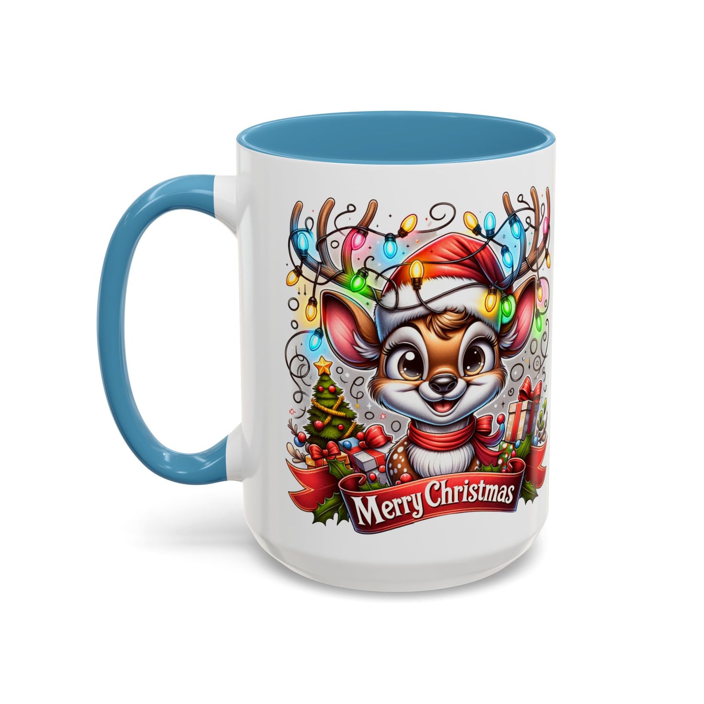 Tasse à café, petit renne au nez rouge (11, 15oz)