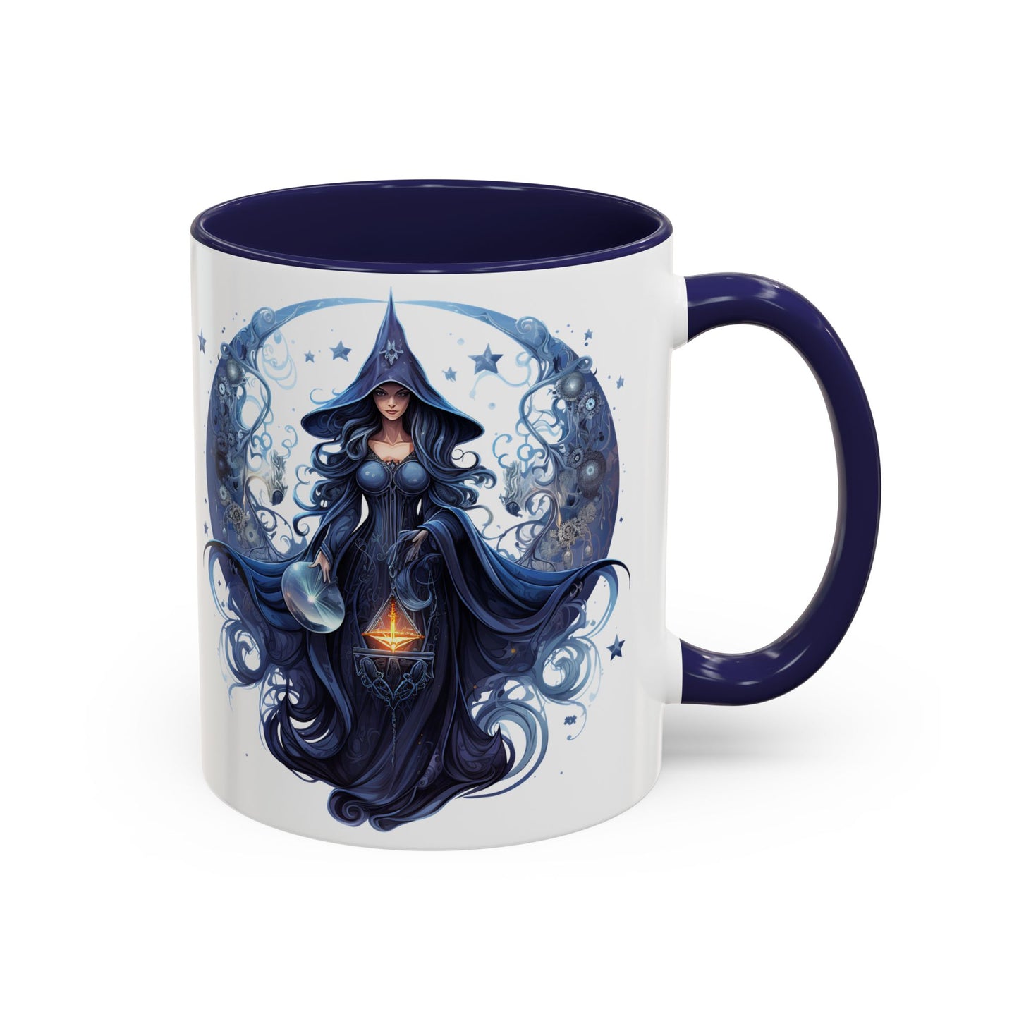 Enchanting Witch Coffee Mug - Mystic Art, Magical Decor, Astrology Gift, Unique Kitchenware, Celestial Drinkware