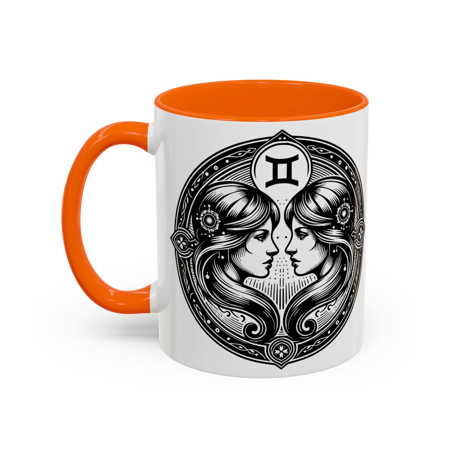 Zodiac Coffee Mug with Gemini Design, Astrology Gift Mug, Horoscope Coffee Cup, Unique Home Decor, Personalized Zodiac Mug